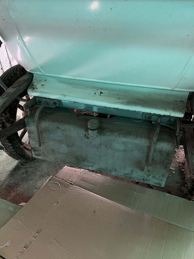 Hotchkiss Fuel Tank checked as empty. No fuel in the container or parts