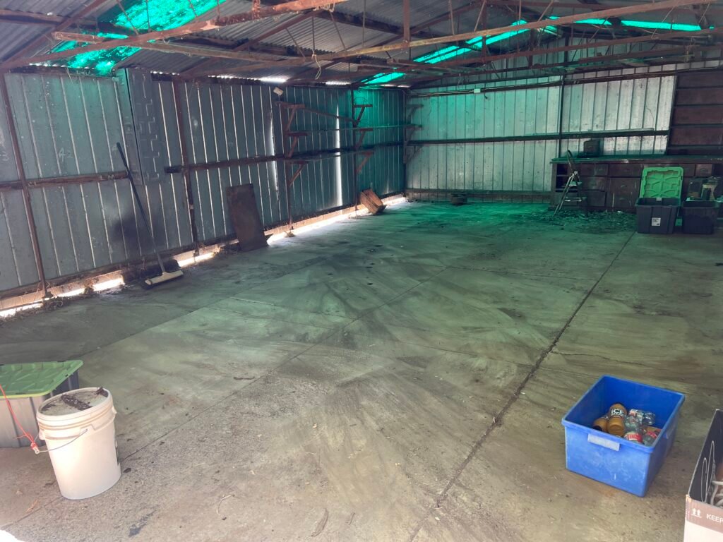 Shed is now Empty of All Hotchkiss items