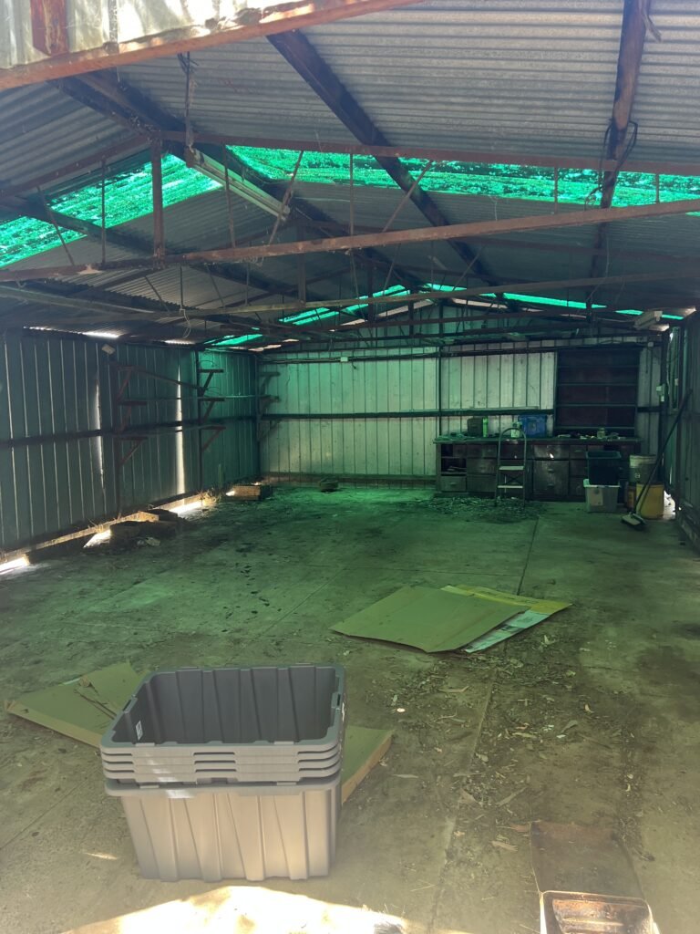 Shed is now Empty of All Hotchkiss items