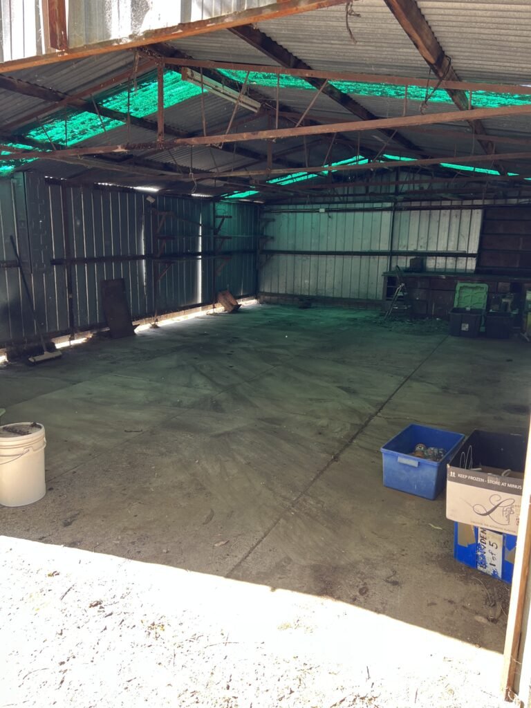 Shed is now Empty of All Hotchkiss items