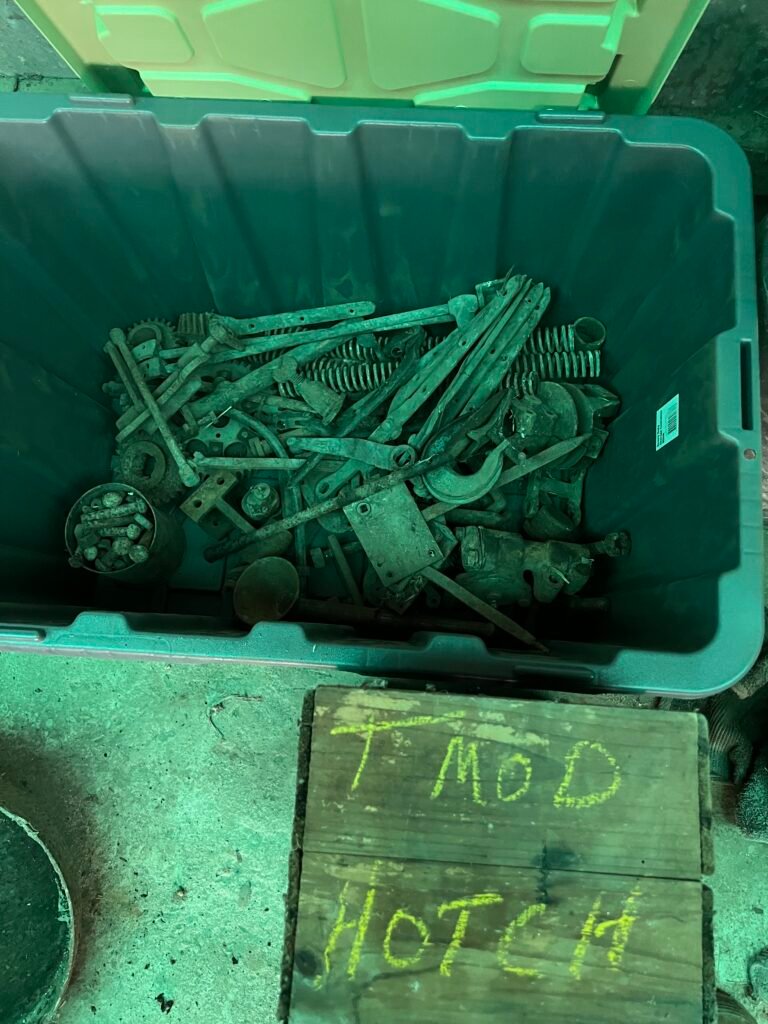 Container Parts Tub came from old box with Hotchkiss T Model clearly marked