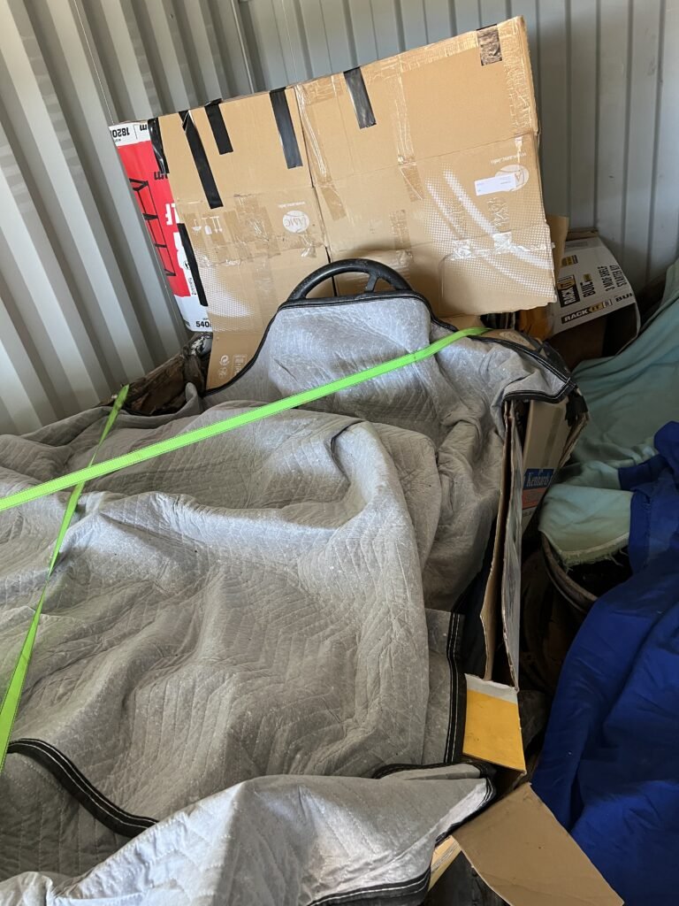 In car extra blankets to dampen movement of contents