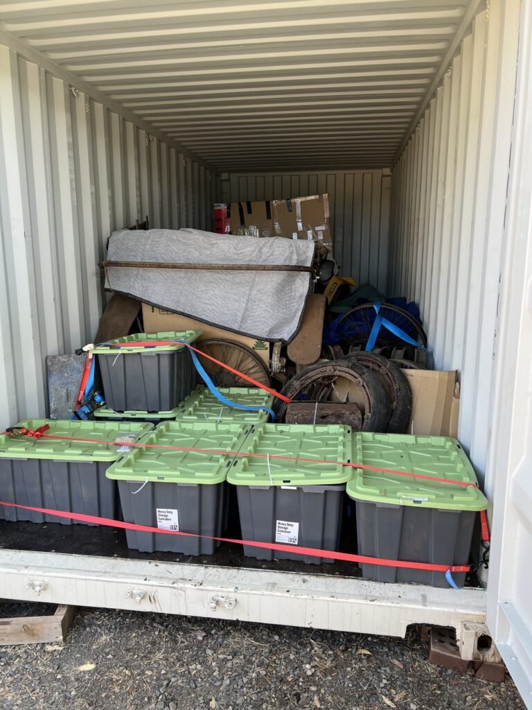 Container Rear View During Final Tie-Down