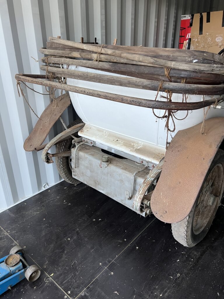 Container Hotchkiss Rear View Before Tie-Down