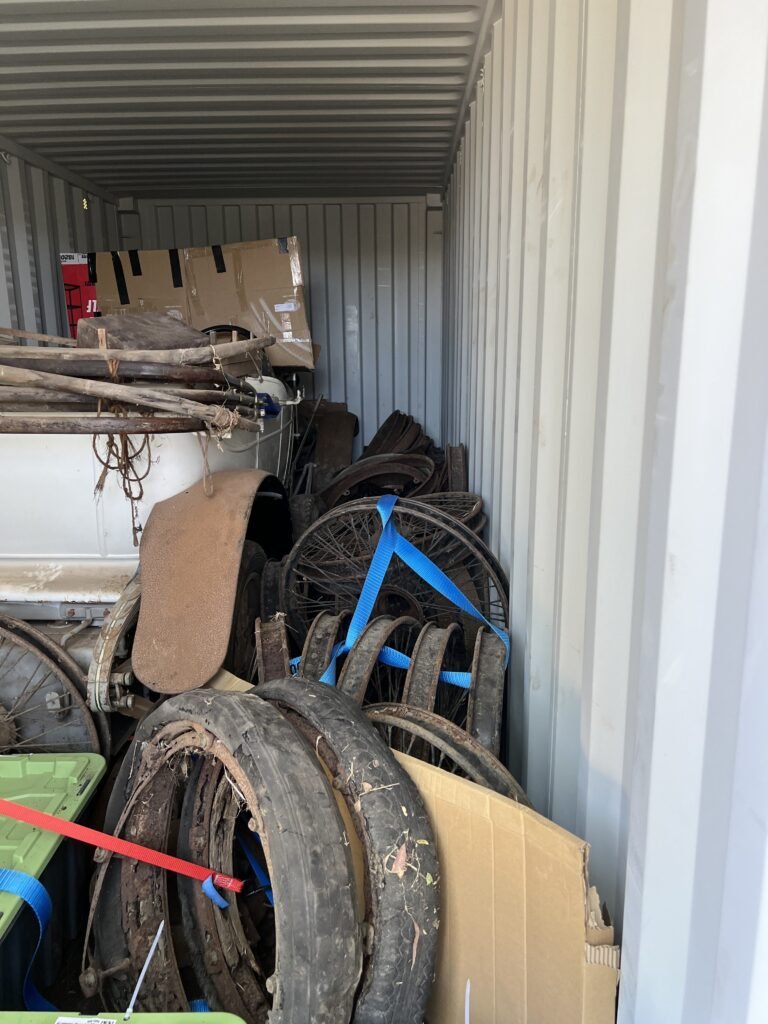 Container view Down the Side of the Hotchkiss