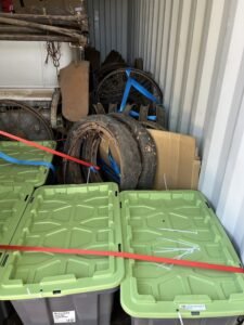 Container Rear Parts Tubs During Tie Down